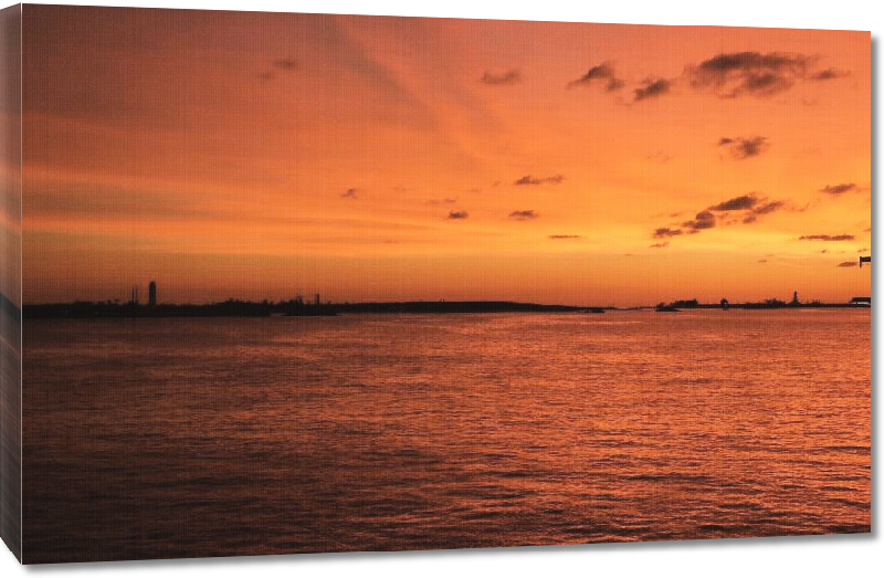 Toiles imprimées Photo coucher soleil ocean Bahamas