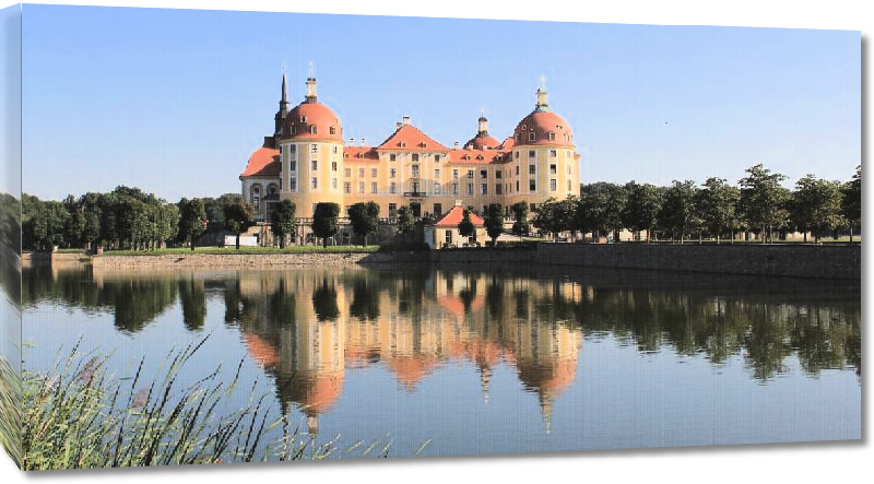 Toiles imprimées Photo du Château de Moritzburg en Allemagne