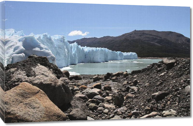 Toiles imprimées Photo d'un glacier en Patagonie Argentine