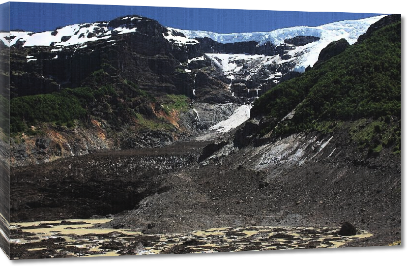 Toiles imprimées Photo montagne enneigée en patagonie Argentine