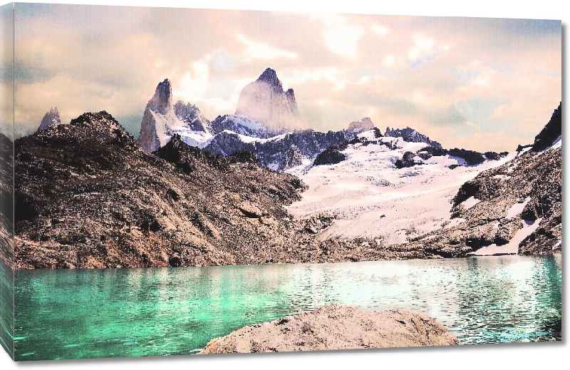Toiles imprimées Photo relief montagneux en Argentine