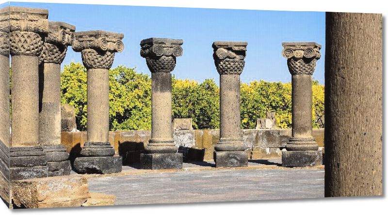 Toiles imprimées Photo monument archéologique en Arménie