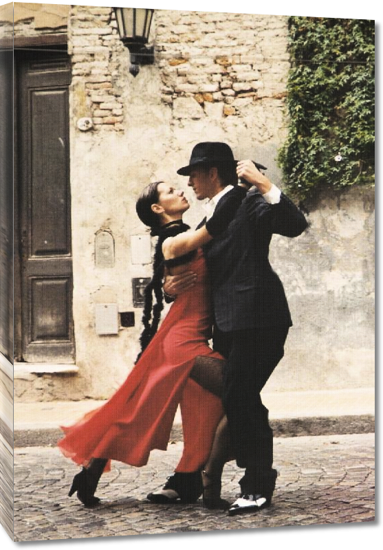 Toiles imprimées Photo danse couple Tango en Argentine