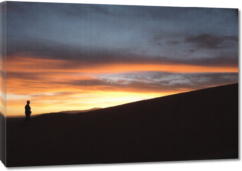 Toiles imprimées Photo coucher de soleil sur les collines d'Argentine