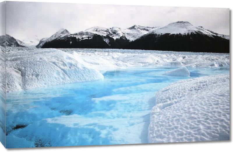 Toiles imprimées Photo glacier en Patagonie Argentine