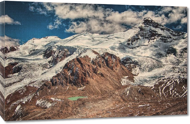 Toiles imprimées Photo du sommet Aconcagua en Argentine