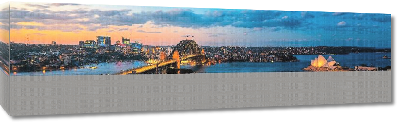Toiles imprimées Photo lumière du soir sur  Sydney en Australie