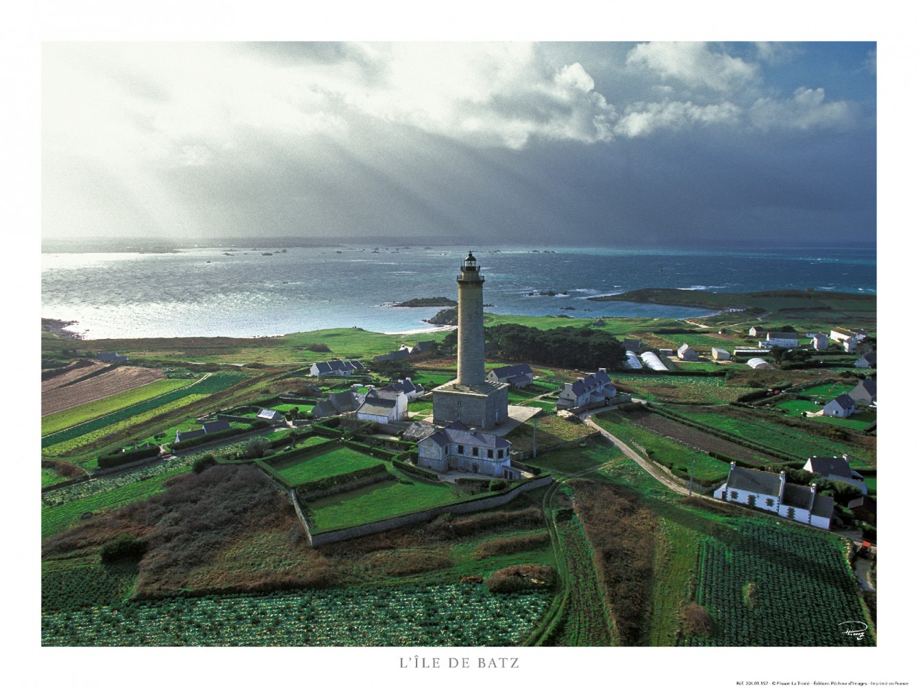 Poster photo Le phare de l'île de Batz, Finistère, Bretagne