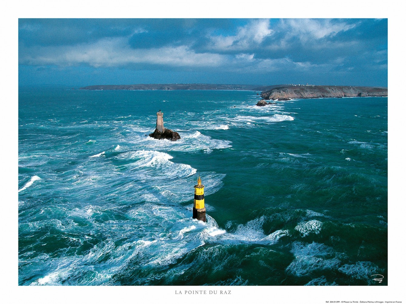 Poster photo Le Raz de Sein et la Pointe du Raz dans le Finistère