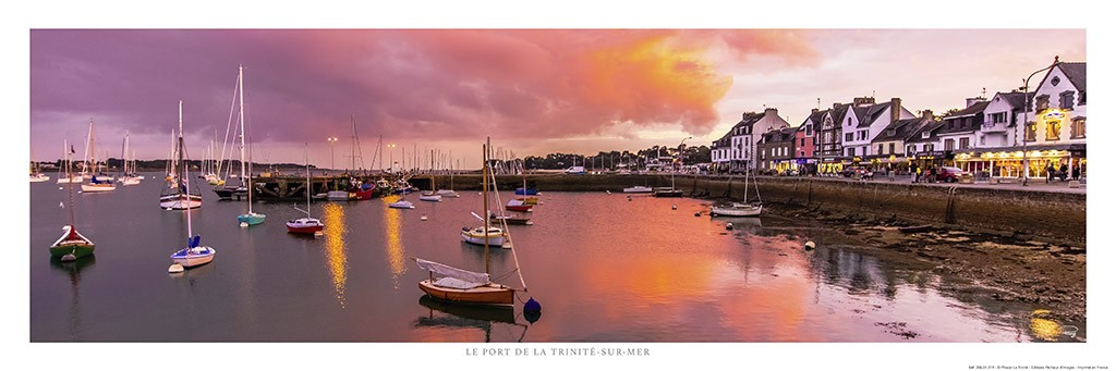 Poster photo Le port de la Trinité-sur-Mer dans le Morbihan