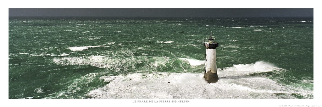 Poster photo Le phare de la Pierre de Herpin, Ille 
