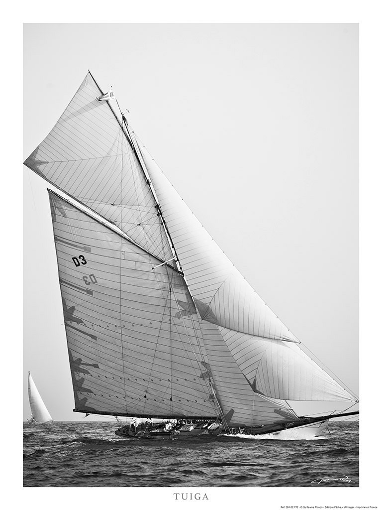 Poster photo Le voilier Tuiga, 15 mètres JI