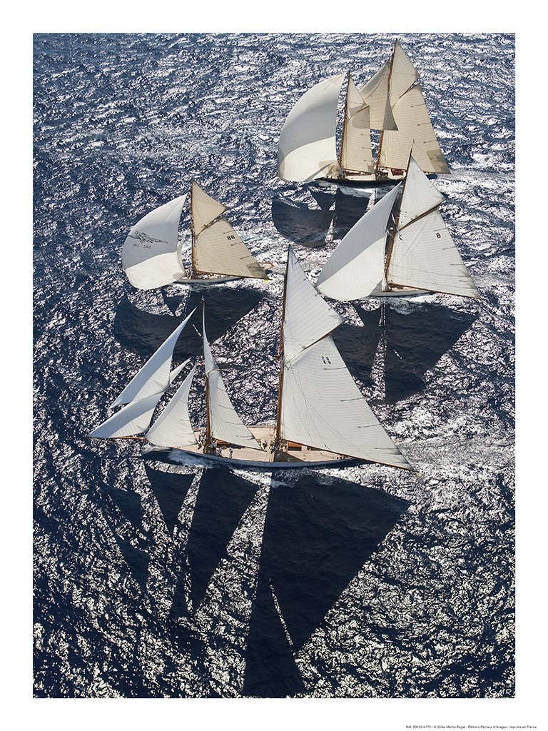 Poster photo Flotte de classiques yachts