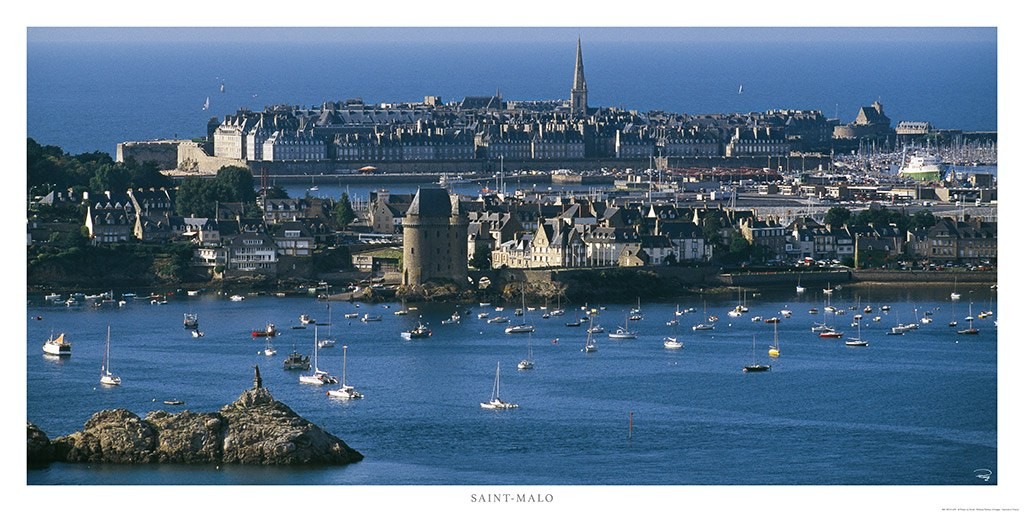 Poster photo Saint-Malo, cité corsaire, Ille-et-Vilaine, Bretagne