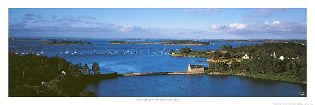 Poster photo Moulin à marée d'Arzon dans le Golfe du Morbihan