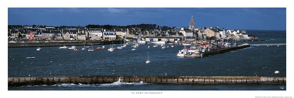 Poster photo Le port de Roscoff, Finistère, Bretagne