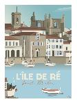 Poster illustration L'île de Ré, Saint-Martin