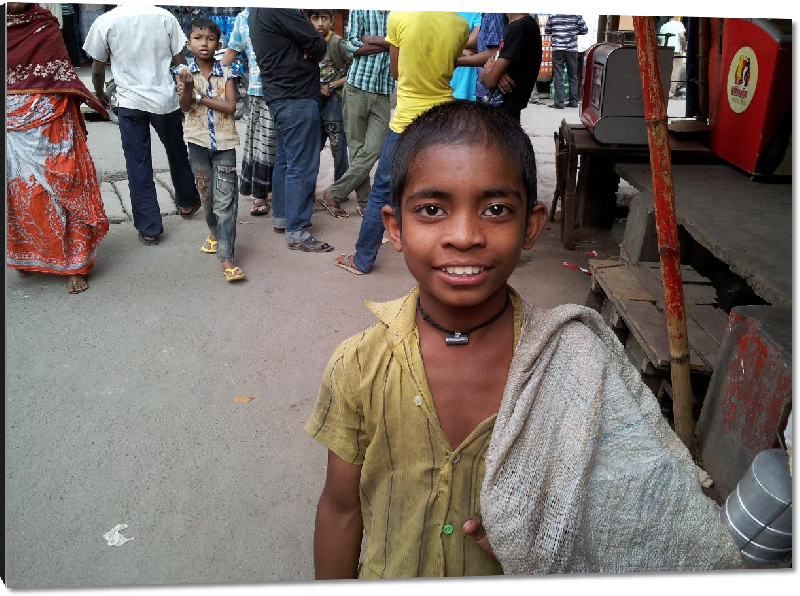 Impression sur aluminium Photo enfant Bangladesh