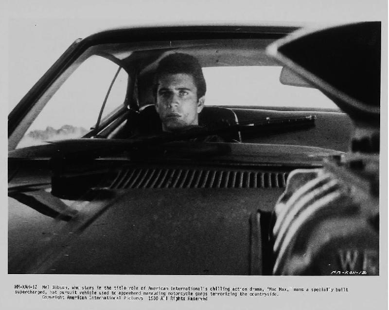 Photographie noir & blanc du film Mad Max