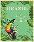 Affiche illustration Brésil