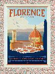 Affiche illustration florence Italie