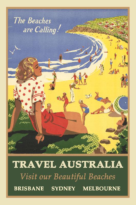 Affiche illustration australie