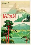 Illustration affiche ancienne Japon