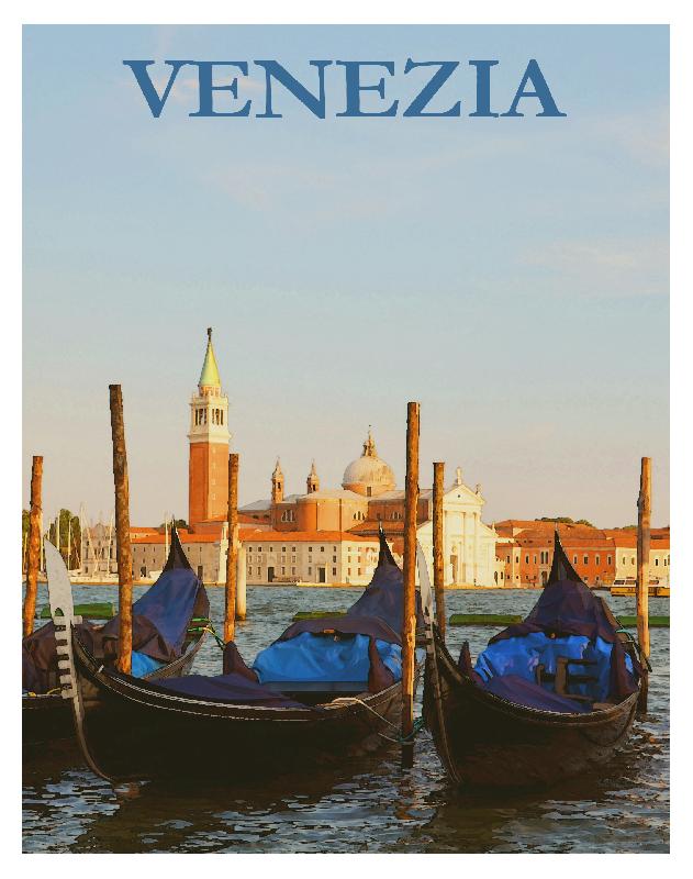 Affiche Venise italie