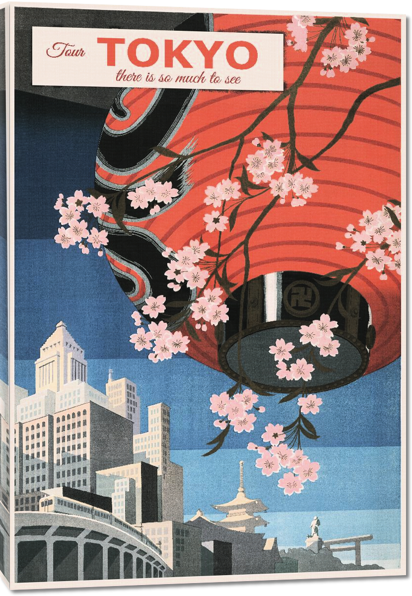 Affiche Publicitaire Japonaise
