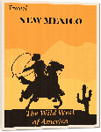 Toiles imprimées Affiche rétro vintage Nouveau Mexique