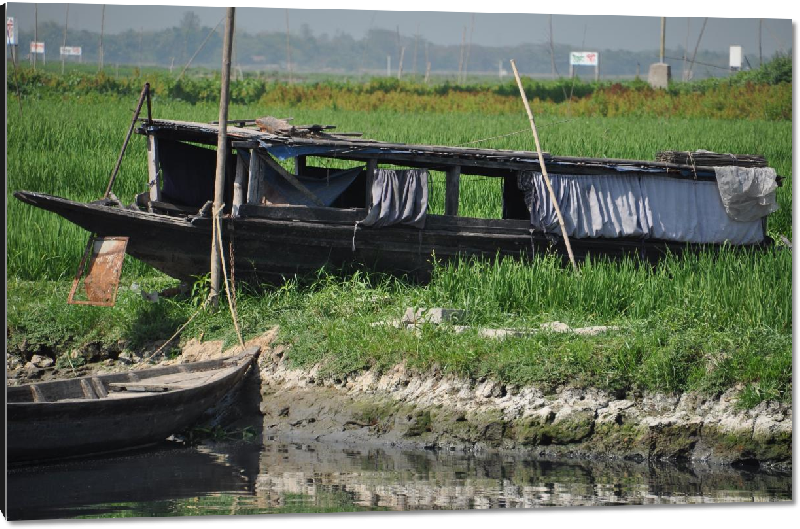 Impression sur aluminium Photo vieu bateau Bangladesh