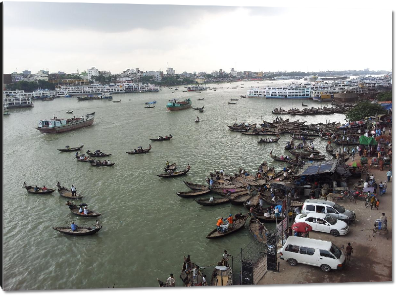 Impression sur aluminium Photo port au Bangladesh