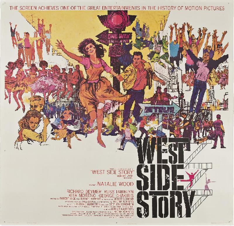 Affiche de la comédie musicale West Side Story