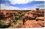 Impression sur aluminium Photo canyon désert Australie