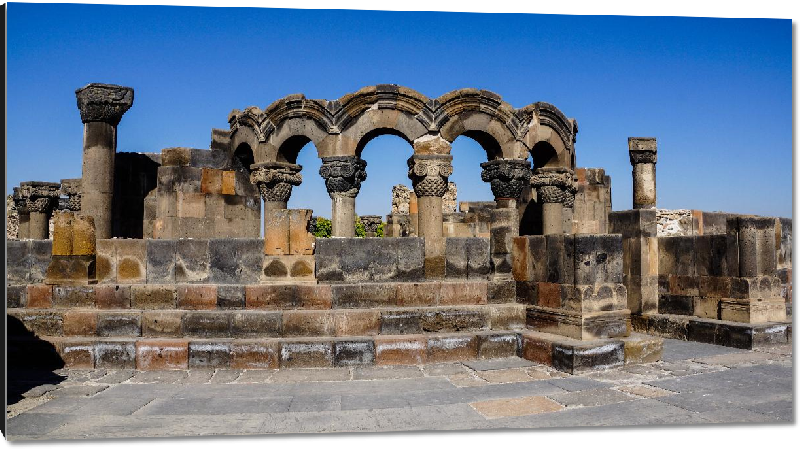 Impression sur aluminium Photo monument archéologique en Arménie