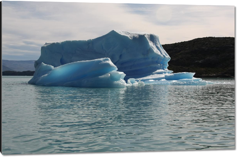 Impression sur aluminium Photo iceberg en Patagonie en Argentine