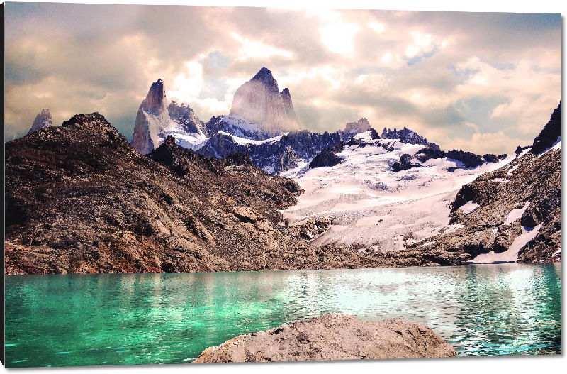 Impression sur aluminium Photo relief montagneux en Argentine