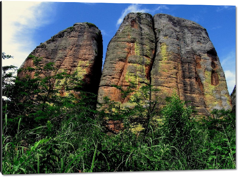 Impression sur aluminium Photo rocher montagneux en Angola