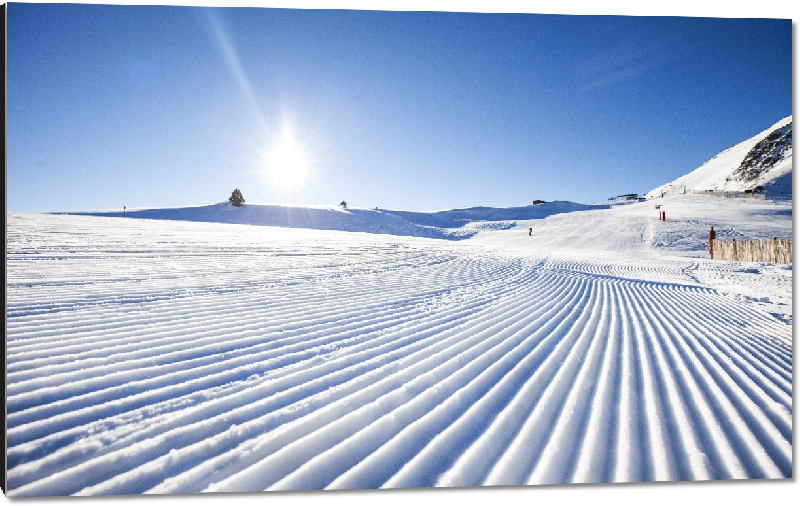 Impression sur aluminium Photo piste ski Andorre