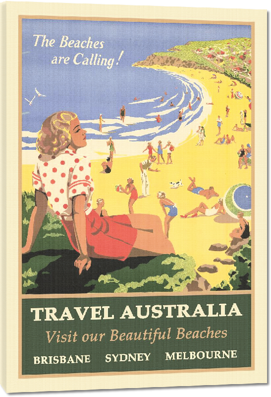 Toiles imprimées Affiche illustration australie