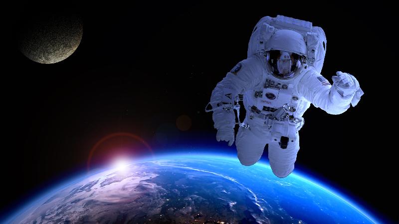 Photo sortie spaciale astronaute