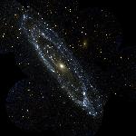 Photo espace Nasa galaxie Andromède
