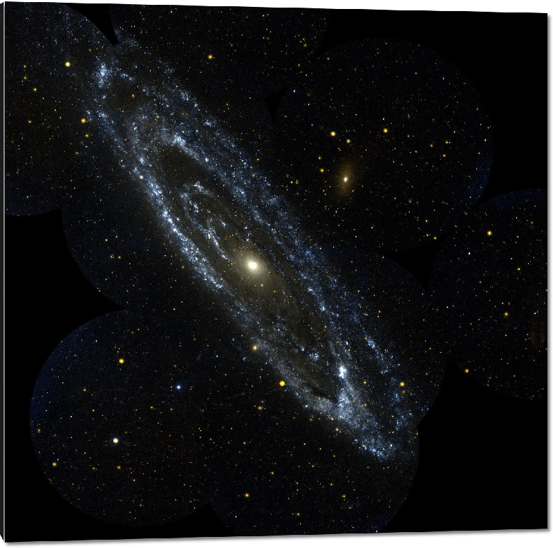 Impression sur aluminium Photo espace Nasa galaxie Andromède