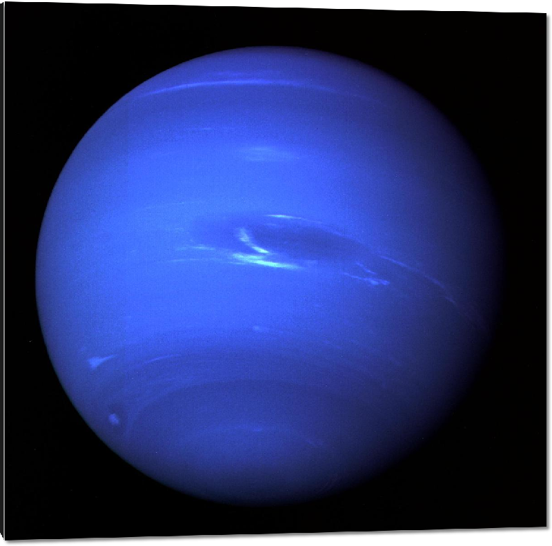 Impression sur aluminium Photo espace planète Neptune