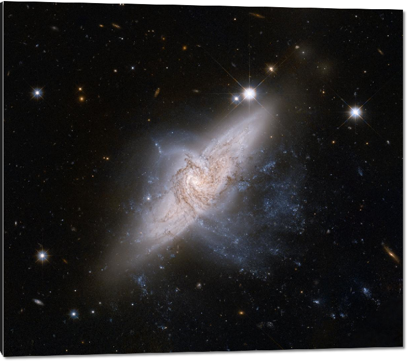Impression sur aluminium Photo espace galaxie
