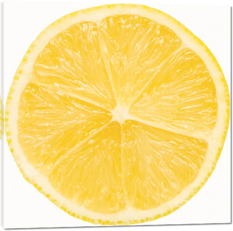 Toiles imprimées Photo coupe citron jaune