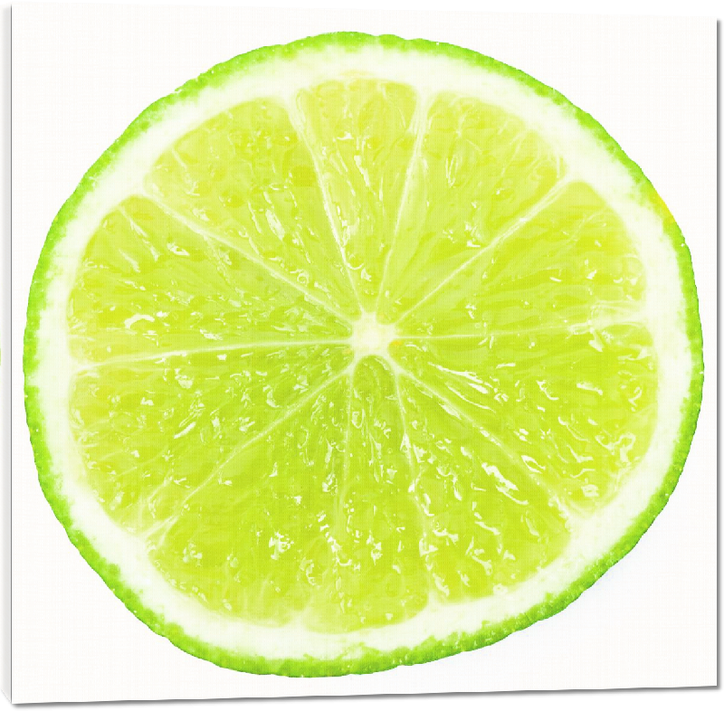 Toiles imprimées Photo coupe citron vert