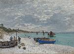 Reproduction art de Claude Monet La Plage de Sainte-Adresse