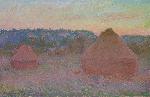 Reproduction art Les meules de Claude Monet
