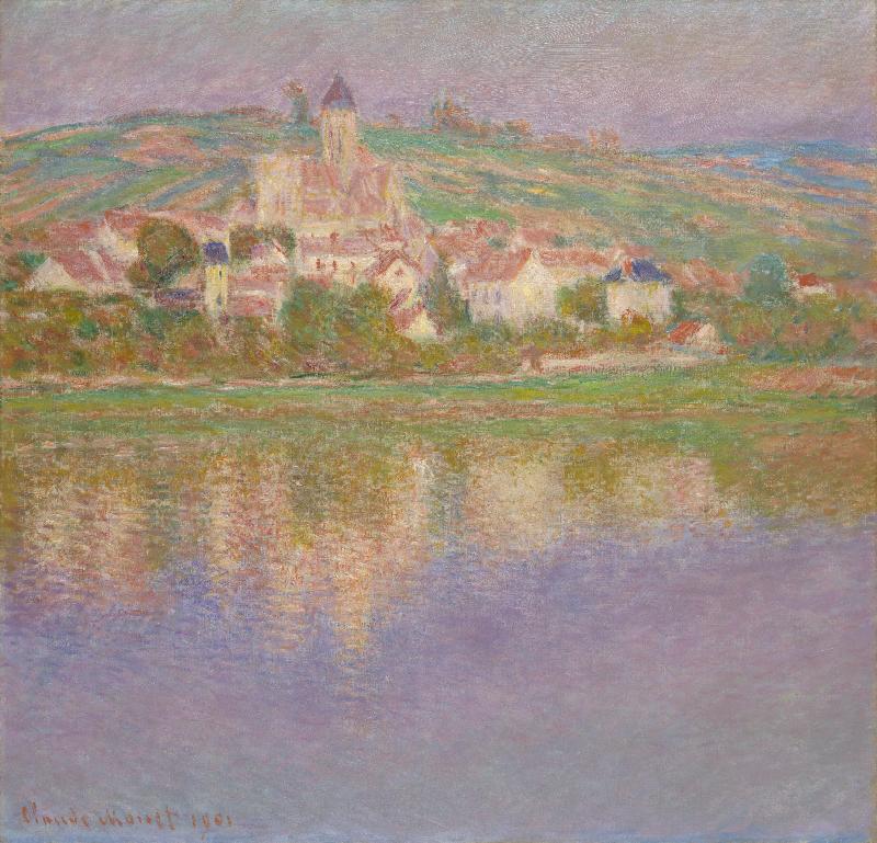 Reproduction art Vétheuil de Claude Monet